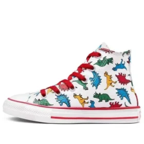 Chuck Taylor All Star Dinosaurs High Top “Branco Vermelho”