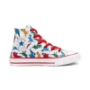Chuck Taylor All Star Dinosaurs High Top “Branco Vermelho”