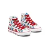Chuck Taylor All Star Dinosaurs High Top “Branco Vermelho”