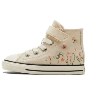 Chuck Taylor All Star Easy-On High “Estampado Floral Bordado – Marfim Natural”