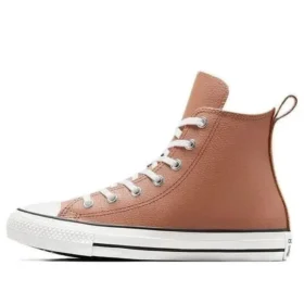 Chuck Taylor All Star em couro com forro em pele sintética “Clay Pot”