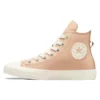 Chuck Taylor All Star em couro com forro em pele sintética “Rosa”