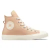 Chuck Taylor All Star em couro com forro em pele sintética “Rosa”