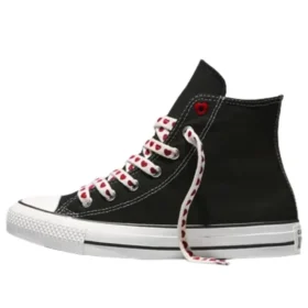 Chuck Taylor All Star Hearts “Preto Vintage Branco”