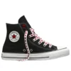 Chuck Taylor All Star Hearts “Preto Vintage Branco”