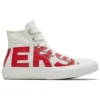 Chuck Taylor All Star Hi Top LOGO “Branco Vermelho”