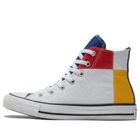 Chuck Taylor All Star High “Branco Verde Vermelho Amarelo”