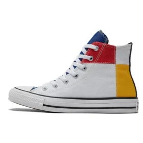 Chuck Taylor All Star High “Branco Verde Vermelho Amarelo”