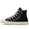 Chuck Taylor All Star High “Floral Bordado – Preto”