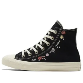 Chuck Taylor All Star High “Floral Bordado – Preto”