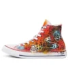 Chuck Taylor All Star High Pintado à Mão “Orange Red”