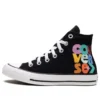 Chuck Taylor All Star High “Smiley Floral Print – Preto”