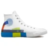 Chuck Taylor All Star High “Space Racer – Branco Azul Cinético”