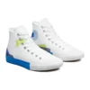 Chuck Taylor All Star High “Space Racer – Branco Azul Cinético”