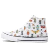 Chuck Taylor All Star High Top “A Bug’s World White”