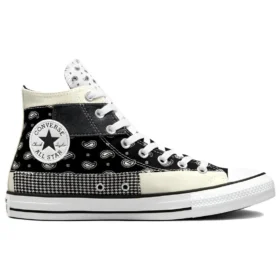 Chuck Taylor All Star High Top Hacked Patterns “Black Paisley”