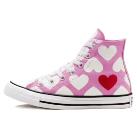 Chuck Taylor All Star High “Twisted Hearts – Rosa Peônia”