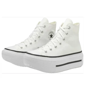 Chuck Taylor All Star Lift Double Stack Hi “Branco Preto”