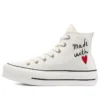 Chuck Taylor All Star Lift High “Dia dos Namorados – Branco Vintage”