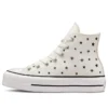 Chuck Taylor All Star Lift Platform High “Estrelas Bordadas – Egret”