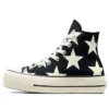 Chuck Taylor All Star Lift Platform Large Stars High “Preto Branco” Chuck Taylor All Star Lift Platform Large Stars High “Preto Branco”
