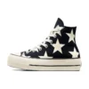 Chuck Taylor All Star Lift Platform Large Stars High “Preto Branco” Chuck Taylor All Star Lift Platform Large Stars High “Preto Branco”