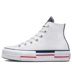 Chuck Taylor All Star Lift Platform Retro Denim “Branco”