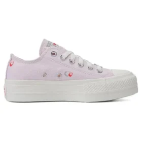 Chuck Taylor All Star Lift Platform Y2K Heart Low Top “Rosa Pálido”