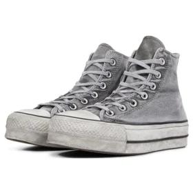 Chuck Taylor All Star Lift Smoked High “Grey”