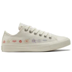 Chuck Taylor All Star Low “Floral Bordado – Egret”