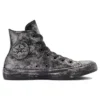 Chuck Taylor All Star Luxe Leather “Preto Cinza Prateado”