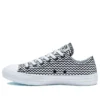 Chuck Taylor All Star Mission-V Bota Baixa Preto Branco Padrão Ondulado “Preto Branco”