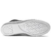 Chuck Taylor All Star Mission-V Leather High Top Preto Branco Sola com Padrão Ondulado “Black White”