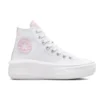 Chuck Taylor All Star Move High “Hybrid Floral – Branco Rosa Espuma”