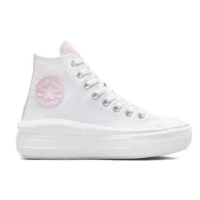 Chuck Taylor All Star Move High “Hybrid Floral – Branco Rosa Espuma”