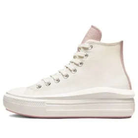 Chuck Taylor All Star Move Platform High Top “Branco Rosa”