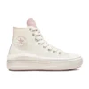Chuck Taylor All Star Move Platform High Top “Branco Rosa”