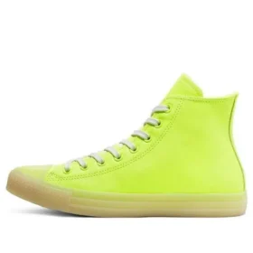 Chuck Taylor All Star Neon Leather High “Amarelo Neon”