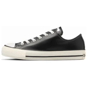 Chuck Taylor All Star Ox em couro verde-oliva “Black White”