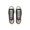 Chuck Taylor All Star Ox em couro verde-oliva “Black White”