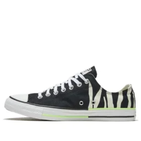 Chuck Taylor All Star “Padrão Zebra Preto Verde Neon”