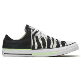 Chuck Taylor All Star “Padrão Zebra Preto Verde Neon”