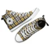 Chuck Taylor All Star Plaid “Preto Amarelo Branco”