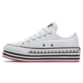 Chuck Taylor All Star Platform Layer Low “Logo Play – Branco”