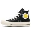 Chuck Taylor All Star PLTS Flowerpatch High Top “Preto”