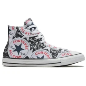 Chuck Taylor All Star “Preto Branco Vermelho”