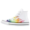 Chuck Taylor All Star Pride High “Branco Caos Fúcsia”