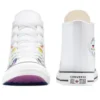 Chuck Taylor All Star Pride High “Branco Caos Fúcsia”