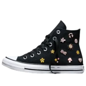 Chuck Taylor All Star Retro Embroidery “Black New Found Bloom”