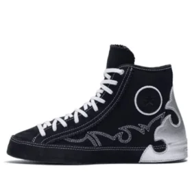 Chuck Taylor All Star Sasha High Top Preto Prateado “Azul Branco”